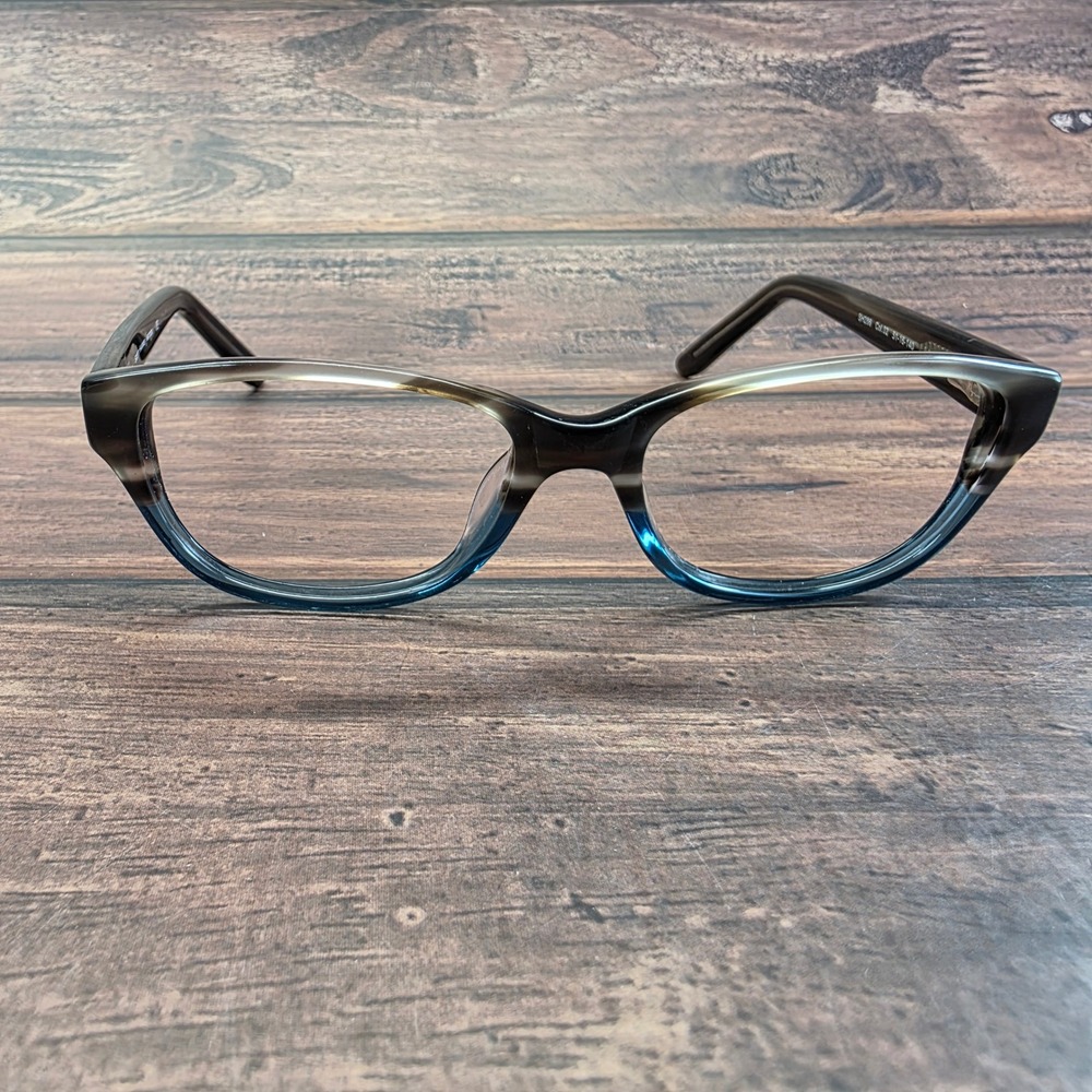Scott Harris Europa SH286 Col.02 Cat Eyeglasses Grey Brown Teal Ombre‎ 51-16-140